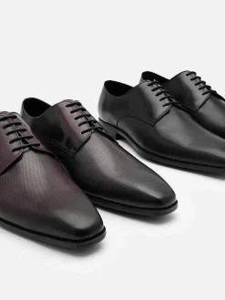 Altitude Lightweight Embossed Leather Derby Shoes