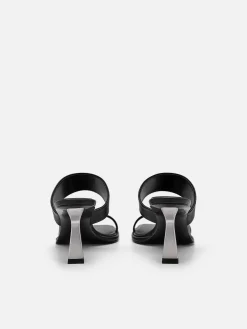 Amelie Leather Heel Sandals