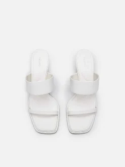 Amelie Leather Heel Sandals