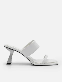 Amelie Leather Heel Sandals