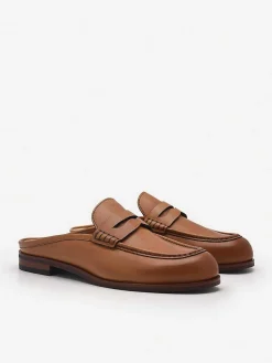 Blake Leather Penny Loafer Mules