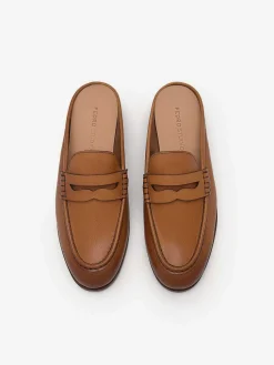 Blake Leather Penny Loafer Mules