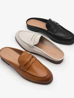 Blake Leather Penny Loafer Mules
