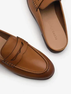 Blake Leather Penny Loafer Mules