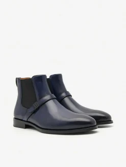 Brooklyn Leather Strapped Boots