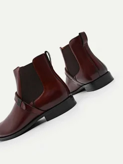 Brooklyn Leather Strapped Boots