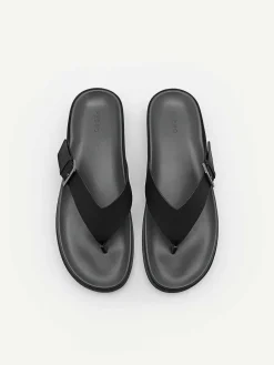 Buckle Thong Sandals