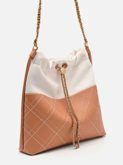 Cala Quilted Drawstring Tote