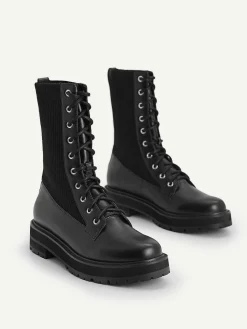 Chunky Lace-Up Boots