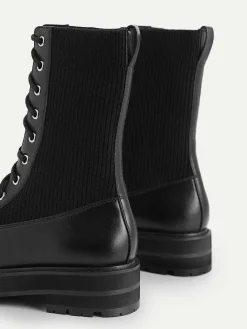 Chunky Lace-Up Boots