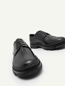 Chunky Leather Derby Shoes