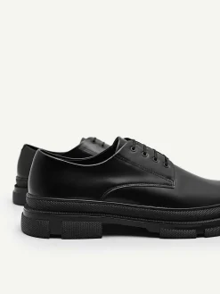 Chunky Leather Derby Shoes