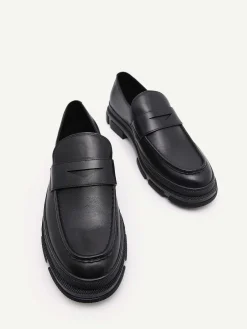 Chunky Leather Loafers