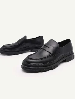 Chunky Leather Loafers