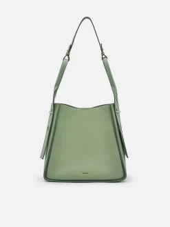 Demi Leather Hobo Bag