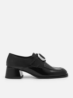 Eden Leather Heel Loafers