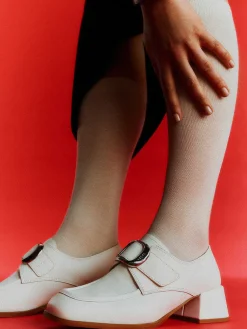 Eden Leather Heel Loafers