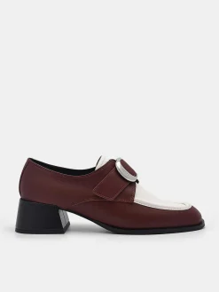 Eden Leather Heel Loafers