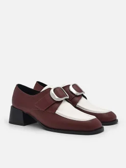 Eden Leather Heel Loafers