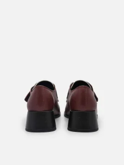Eden Leather Heel Loafers