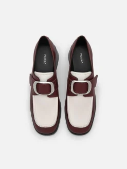 Eden Leather Heel Loafers