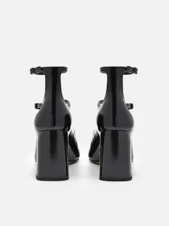 Effie Leather Heel Pumps