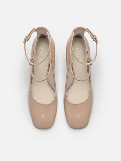 Effie Leather Heel Pumps