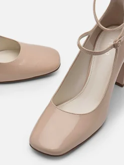 Effie Leather Heel Pumps