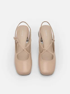 Effie Leather Mary Jane Pumps