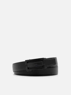 Embossed Leather Automatic Belt
