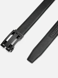 Embossed Leather Automatic Belt