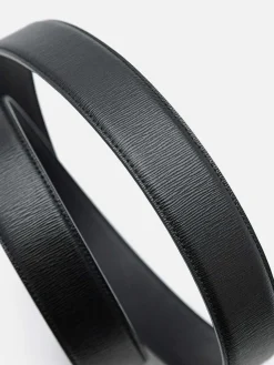 Embossed Leather Automatic Belt