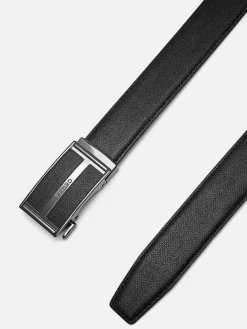 Embossed Leather Automatic Belt