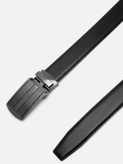 Embossed Leather Automatic Belt
