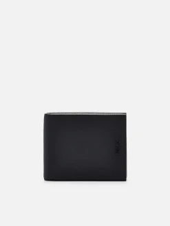 Embossed Leather Bi-Fold Wallet With Insert