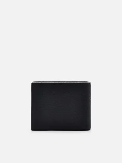 Embossed Leather Bi-Fold Wallet With Insert