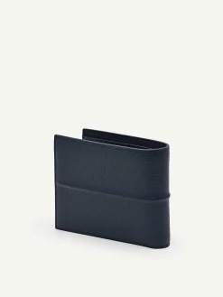 Embossed Leather Bi-Fold Wallet With Insert