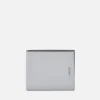 Embossed Leather Bi-Fold Wallet With Coin Pouch