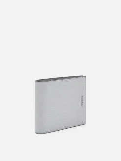 Embossed Leather Bi-Fold Wallet With Insert