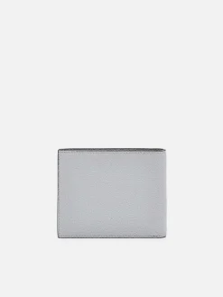 Embossed Leather Bi-Fold Wallet With Insert