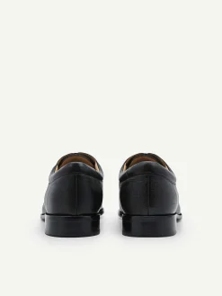Embossed Leather Derby Shoes