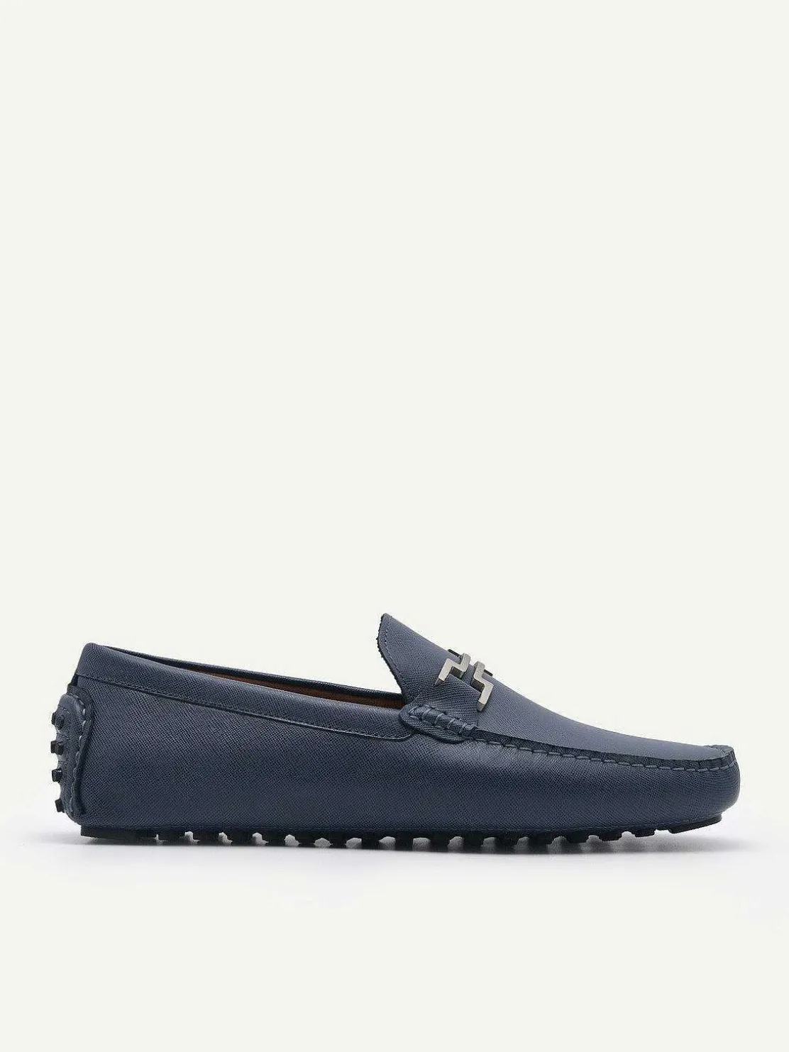 Embossed Leather Driving Shoes