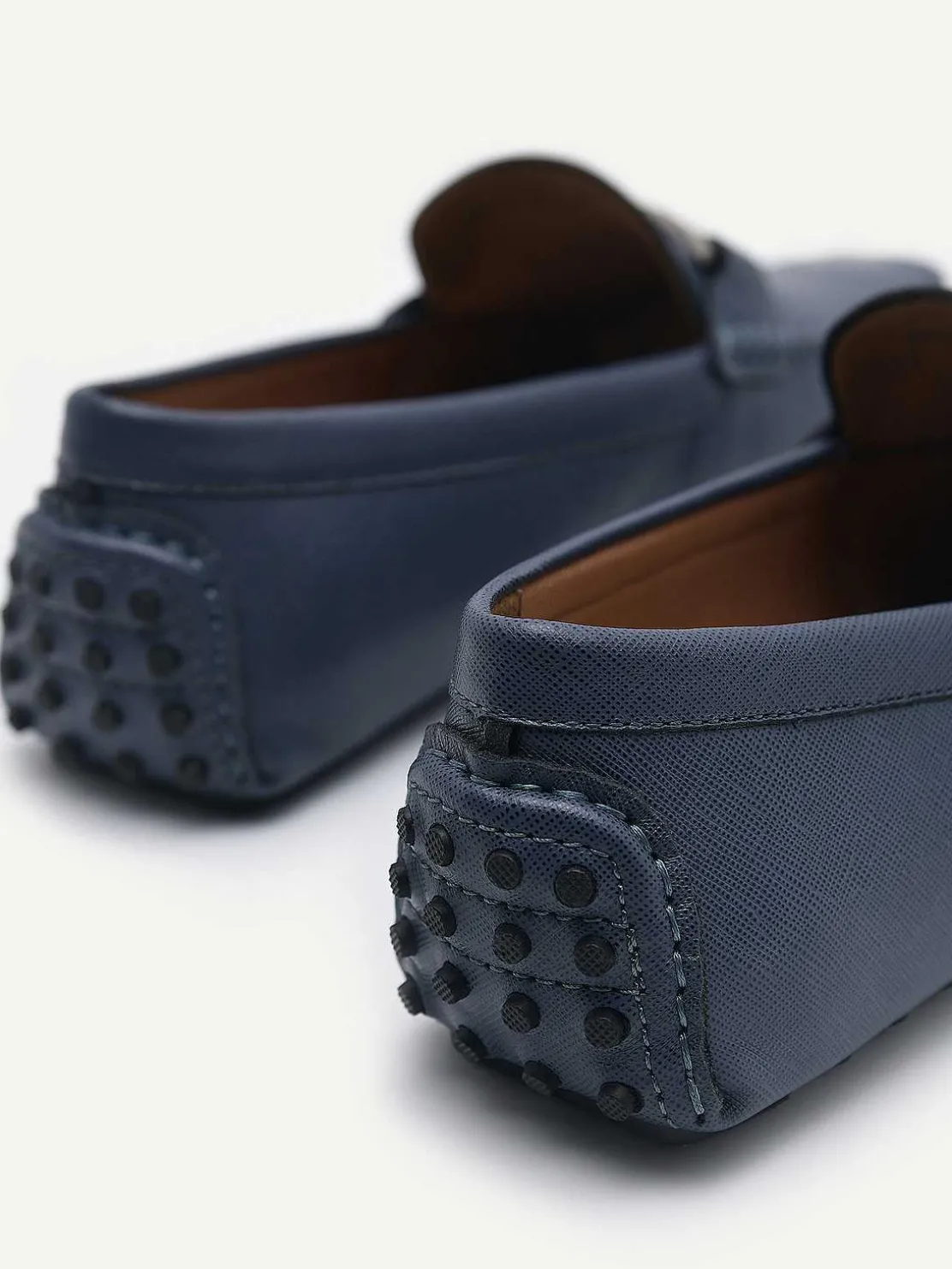Embossed Leather Driving Shoes