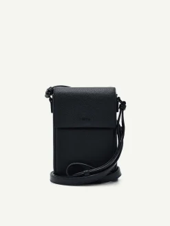 Embossed Leather Phone Pouch