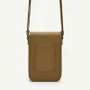 Embossed Leather Phone Pouch