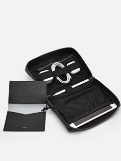 Embossed Leather Pouch