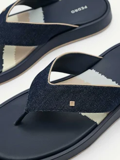 Fabric Thong Sandals