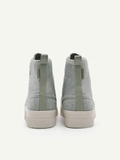 Felt High Top Sneakers