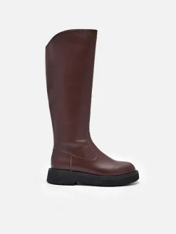 Flo Leather Knee Boots