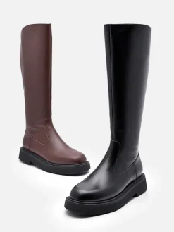 Flo Leather Knee Boots